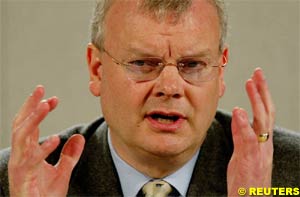 Richard-Parry Jones during Tuesday's press conference
