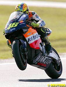 Winner Valentino Rossi