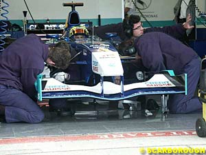 The Sauber-Petronas C21