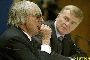 Bernie Ecclestone and Max Mosley