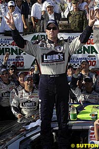 Dover winner Jimmie Johnson