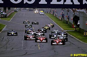 The start of the race