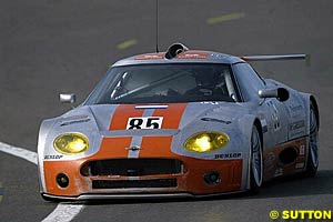 A Spyker C8 at Le Mans last year