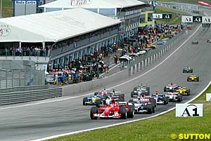 The start of the race