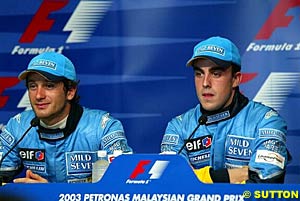 Trulli and Alonso