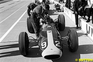 Clark at the Indy 500 1963