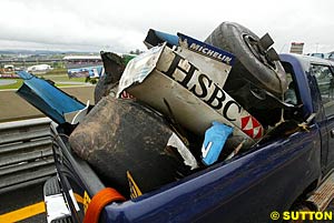 Raimins of Webber's and Alonso's cars