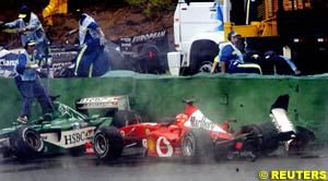 It wasn't Schumacher's day....again