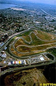 The Interlagos circuit from the air