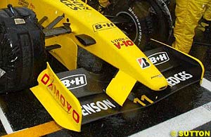 The Jordan front wing