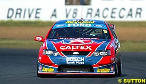 Race winner Russell Ingall