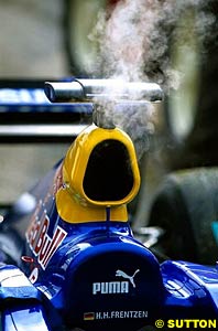 A Sauber engine expires