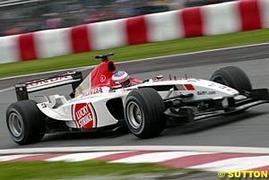 Button returned to the cockpit after his Monaco accident