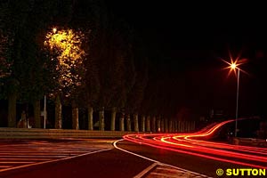 Night time at Le Mans