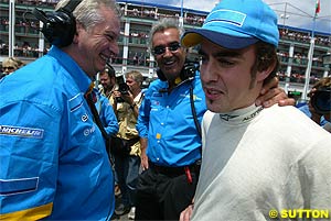 Symonds, Briatore and Alonso