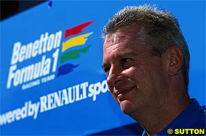 Symonds during his Benetton days