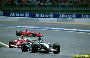 Raikkonen looked set to win 