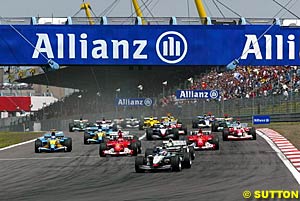 The start of the race