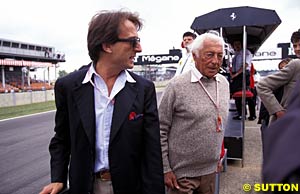 di Montezemolo with Agnelli, 1996