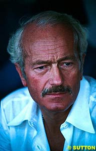Lotus's Colin Chapman, part of the committee that presented proposals to the FISA that required unanimous approval. The FISA teams dissented, and so the proposals were rejected