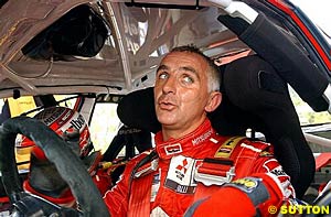 Francois Delecour, no longer with Mitsubishi