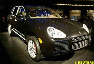 The new Porsche Cayenne Turbo SUV 