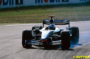 Coulthard was back on the podium after 11 races