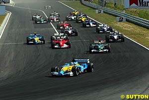 The start of the race