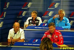The Italian GP Friday press conference