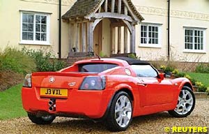 The VX220 from behind