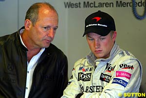 With Ron Dennis