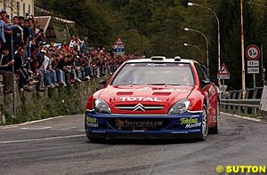 Sebastien Loeb during leg two on his way to winning