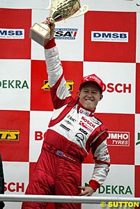 Euro F3 series champion Ryan Briscoe
