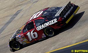 Greg Biffle scored his best ever Winston Cup finish with his fifth place