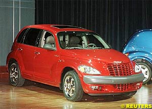 The Chrysler PT Cruiser, pictured here, is not particularly easy to pigeonhole in any conventional way