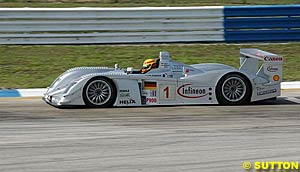 The winning Audi R8 of Frank Biela, Marco Werner and Phillip Peter