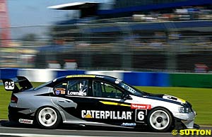 Craig Lowndes in the first of Prodrive's Ford Performance Racing BA Falcons