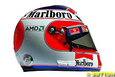 Helmet, Rubens Barrichello