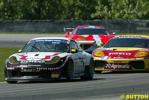 Stephane Ortelli and Marc Lieb won N-GT in their Porsche