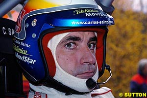 Carlos Sainz in Wales