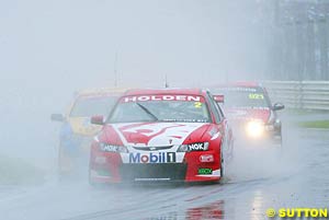 Todd Kelly finished second in the terrible conditions in race one and had a strong weekend overall