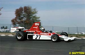 Andrett at the United States Grand Prix, Watkins Glen, 5 October 1975