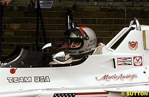 Andretti finished sixth in the penultimate race for the Parnelli team. South African Grand Prix, 1976