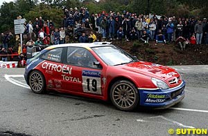 Carlos Sainz finished second and moved into the points lead