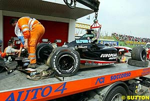 Jos Verstappen's Minardi