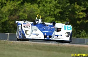 Chris Dyson and Andy Wallace's second placed and P675 class-winning Lola-MG