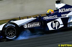 Ralf Schumacher struggled in the second part of the race