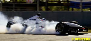 Raikkonen goes off the track in qualifying