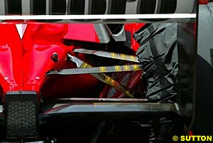 Ferrari's rear suspension