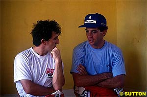 Senna and Prost, 1989
